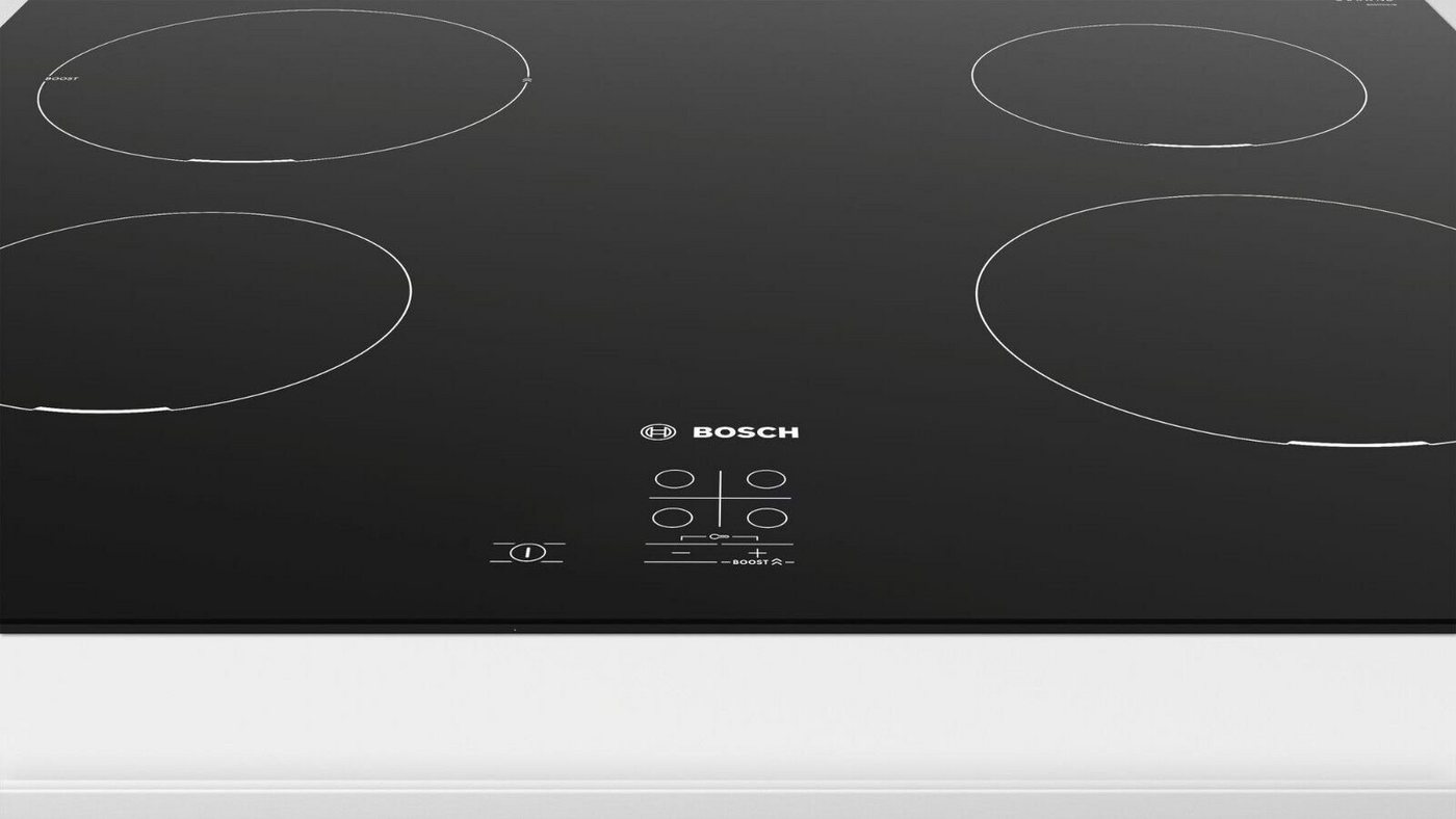 BOSCH Induktions Herd-Set Bosch Serie 4 Autark Einbau Backofen Schwarz und Kochfeld Induktion, mit 1-fach-Teleskopauszug, -EcoClean (Rückwand) Backofen, 3D-Luft – Bild 5 von 5