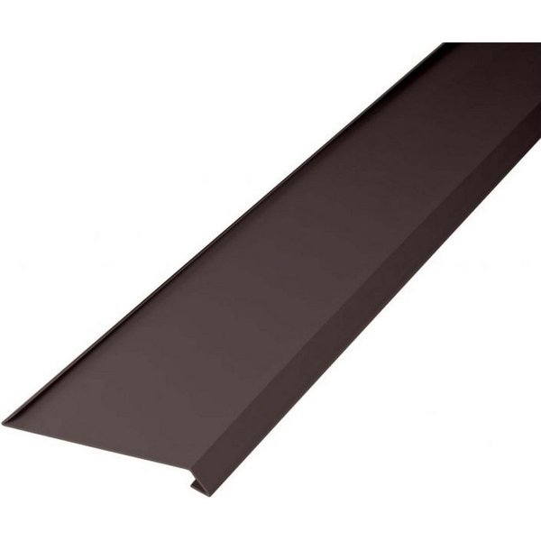 INEFA Dachrinne Dachstreifen für Dachrinne, zweiseitig gekantet, 2m, Rinneneinhang mit Wasserfalz, aus PVC-U, Dachrinnen Zubehör