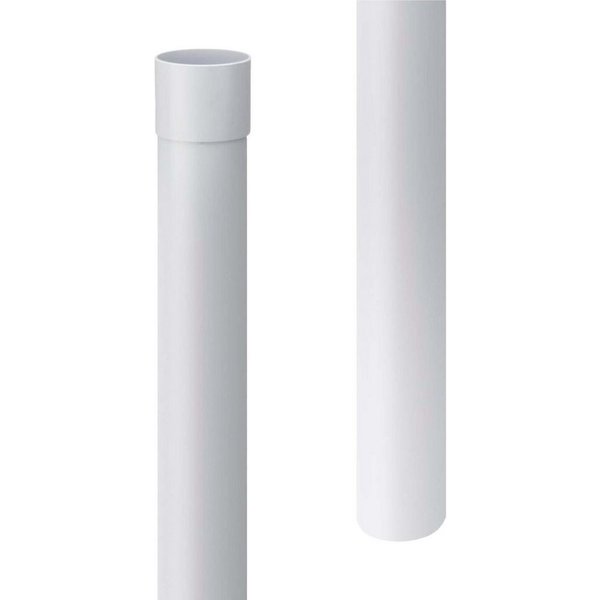 INEFA Regenfallrohr, DN100, PVC-U, Regenwasserrohr, Dachentwässerung, Dachrinnen-Zubehör