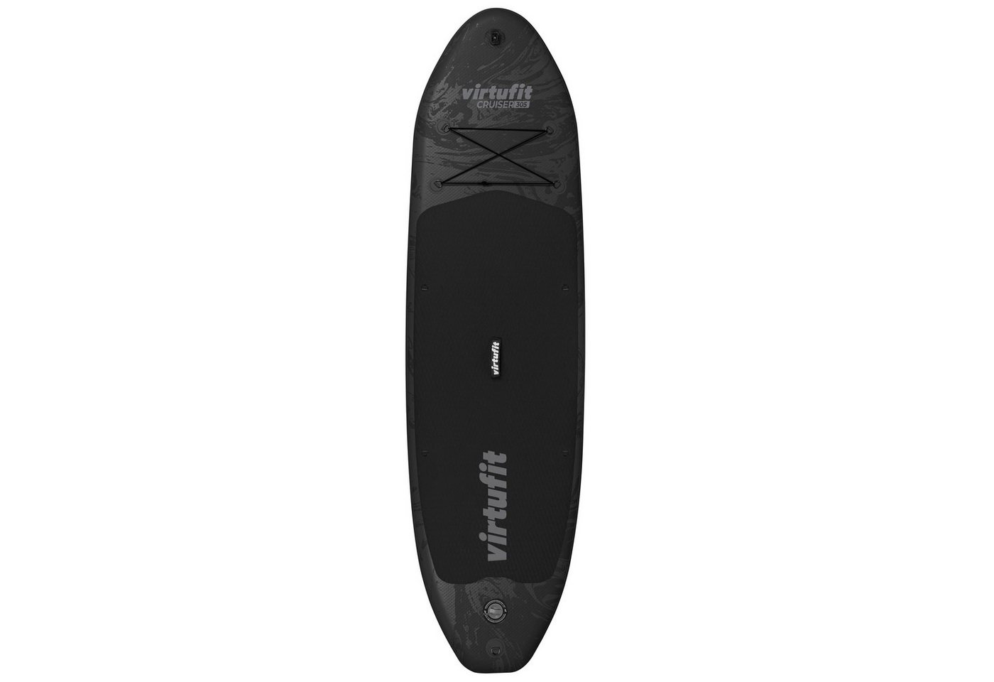 VirtuFit Inflatable SUP-Board Cruiser 305 - Schwarz - mit Kajaksitz, Zubehör und Tragetasche – Bild 3 von 5