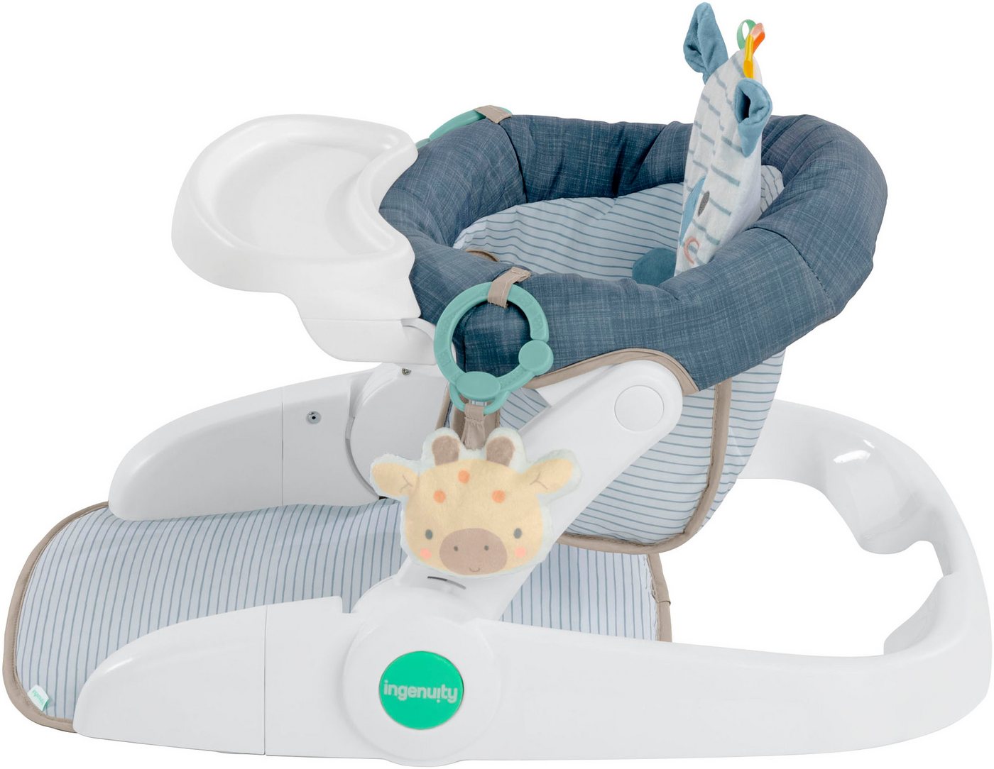 ingenuity Tischsitz Prop Spot™ Learn-to-Sit™ - Casi™, inklusive 2 Spielzeugen und 3 bunten Anhängern – Bild 3 von 5