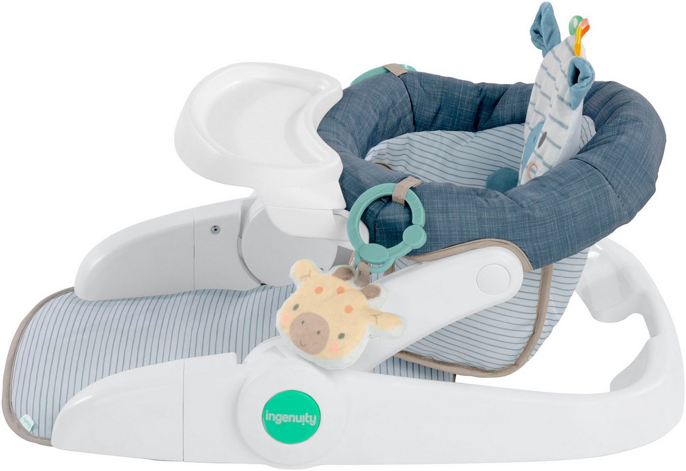 ingenuity Tischsitz Prop Spot™ Learn-to-Sit™ - Casi™, inklusive 2 Spielzeugen und 3 bunten Anhängern – Bild 4 von 5
