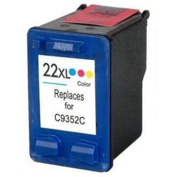 inkpro Druckerpatrone kompatibel mit HP 22 XL color, Tintenpatrone (für HP DeskJet 3910, 3915, 3920, 3940, 3950, D1311, D1320, D1330, D1341, D1360, D1420, D1430