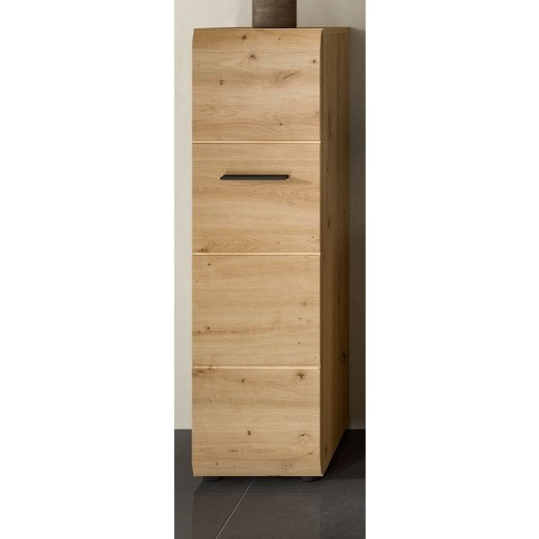 Inn.Furn Badkommode Cover (Badschrank in Eiche Artisan, 30 x 106 cm), als Hängeschrank oder stehend