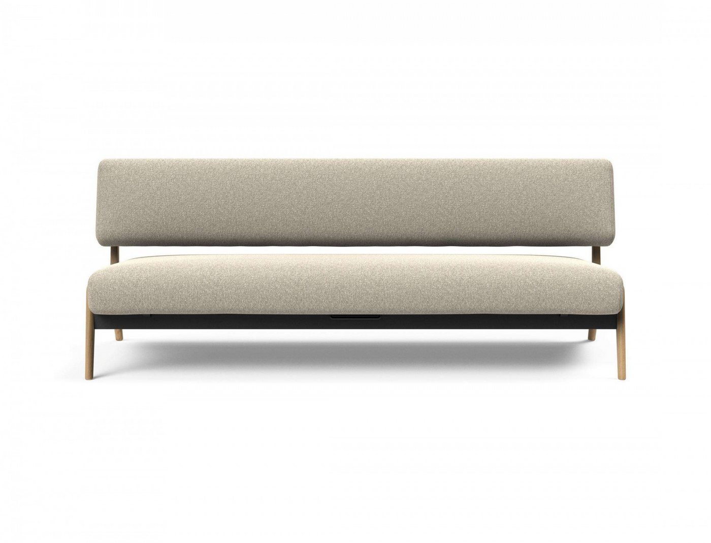 INNOVATION LIVING ™ 3-Sitzer Nolis Retro Design, hochwertig, sehr bequem, Breite 213cm, Sitzvorzug, Große einheitliche Siztfläche, 60er Jahre Design neu aufgese – Bild 2 von 5