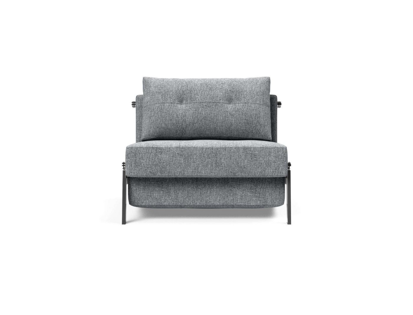 INNOVATION LIVING ™ Sessel CUBED Schlafsessel, bequem, hochwertige Verarbeitung, edle Chrom Füße – Bild 2 von 5