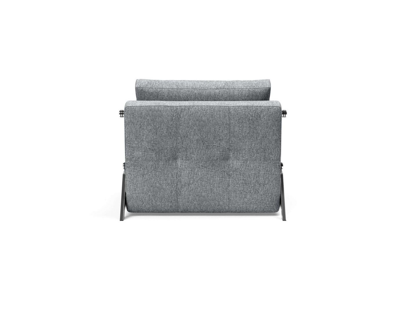 INNOVATION LIVING ™ Sessel CUBED Schlafsessel, bequem, hochwertige Verarbeitung, edle Chrom Füße – Bild 3 von 5