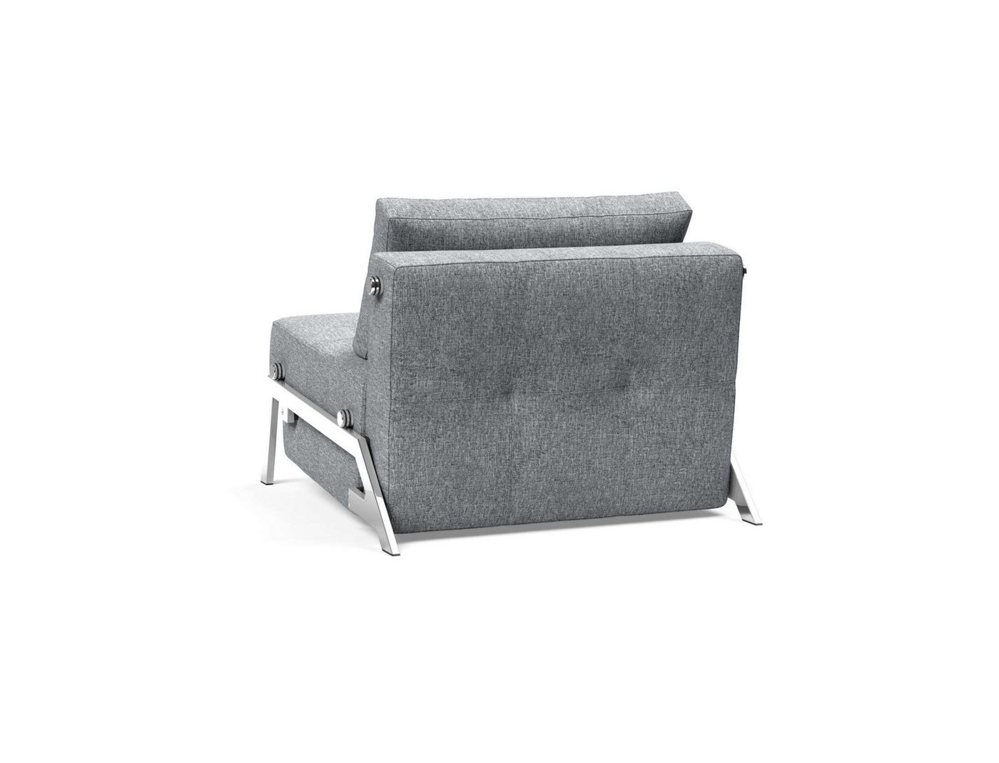 INNOVATION LIVING ™ Sessel CUBED Schlafsessel, bequem, hochwertige Verarbeitung, edle Chrom Füße – Bild 4 von 5