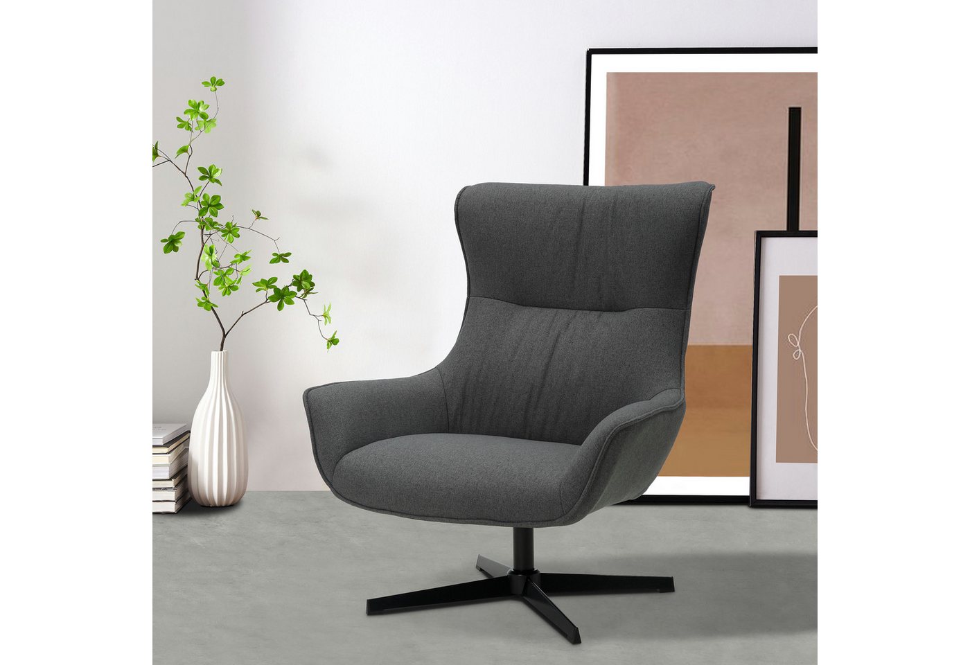 INOSIGN Ohrensessel FORNEY, Relax-Sessel, TV-Sessel, Lounge-Sessel, 360° drehbar – Bild 2 von 5