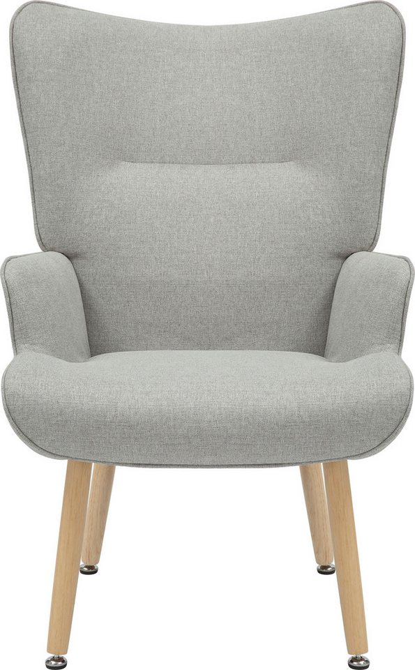 INOSIGN Relaxsessel KEADY, Hochlehnsessel, TV-Sessel, Relaxsessel, Ohrensessel mit stabilem Echtholzgestell – Bild 2 von 5