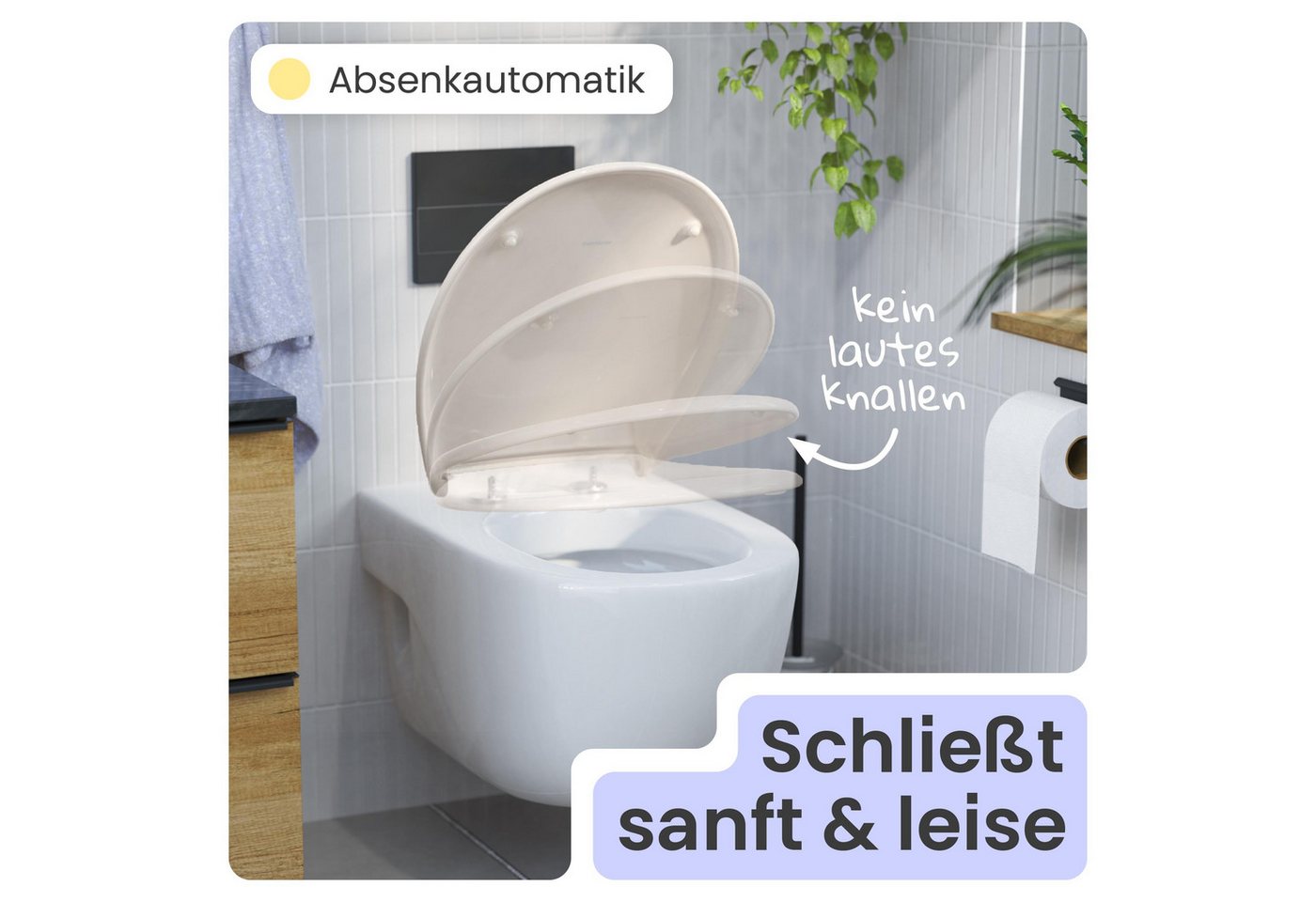 instmaier WC-Sitz Alma, Made in Germany, bakterienabweisendes Duroplast, bis 250kg – Bild 3 von 5