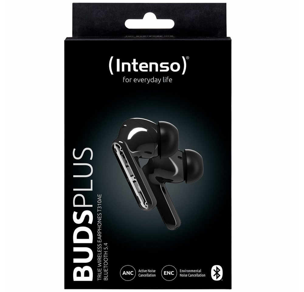 Intenso Intenso Buds Plus T310AE schwarz In Ear Headset Bluetooth® Stereo Sch Kopfhörer – Bild 4 von 5