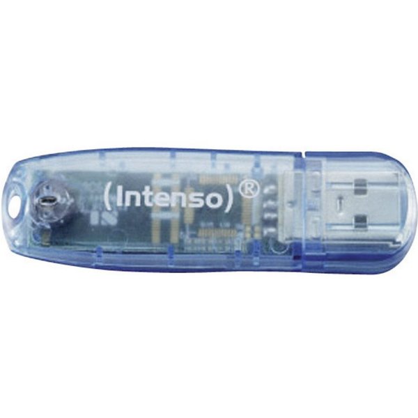 Intenso Intenso Rainbow Line USB-Stick 4 GB Blau 3502450 USB-A (USB 2.0) USB-Stick