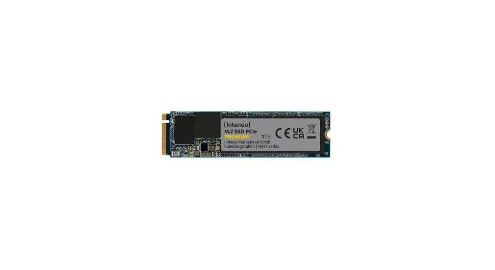 Intenso Intenso SSD M.2 PCIe Express interne Festplatte Premium 3D NAND 1TB SSD-Festplatte – Bild 2 von 3