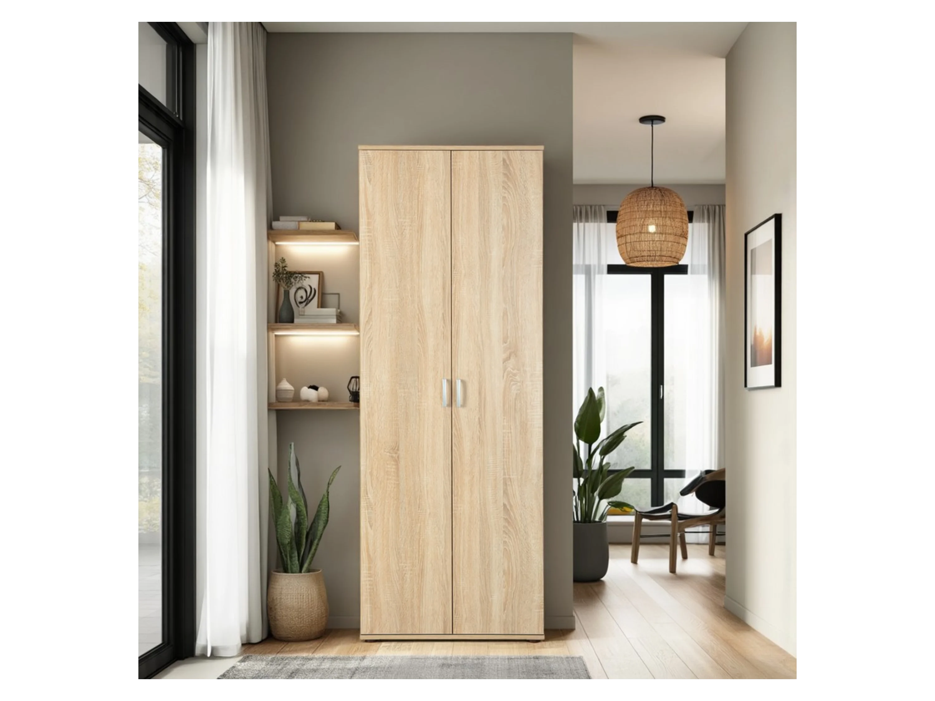 INTER LINK Aktenschrank (Sonoma Eiche) – Bild 2 von 4