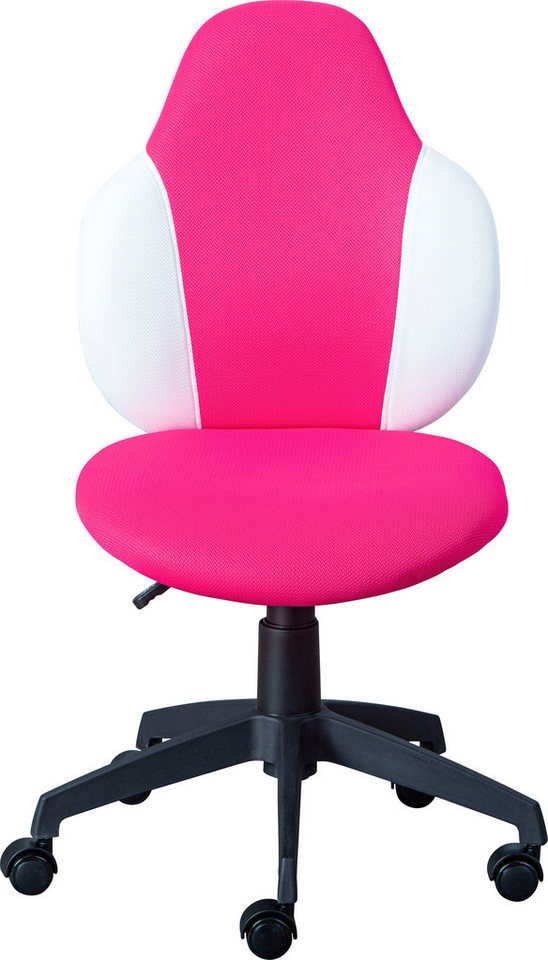 Inter Link Bürostuhl Jessi, Kinderdrehstuhl, ergonomisch, höhenverstellbar, Drehstuhl, Kinderbürostuhl mit rollen, Drehstuhl 360° drehbar, in bunten Farben – Bild 3 von 5