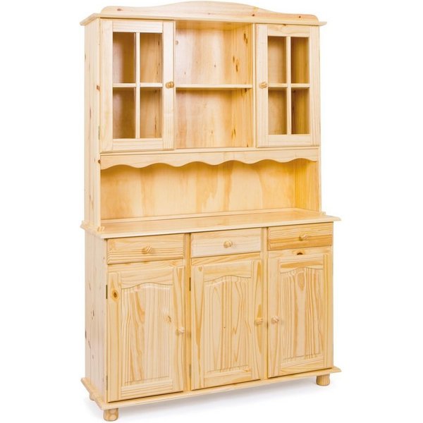 Inter Link Buffet TOSCANA Kiefer Massivholz, viel Stauraum, natur lackiert, Landhaus Charme