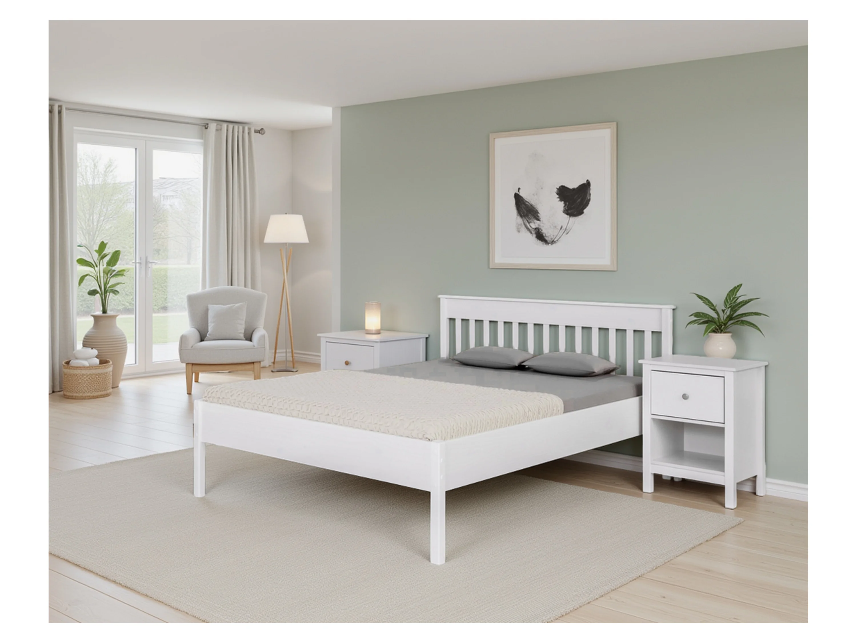 INTER LINK Doppelbett »Chilly Home«, aus hochwertigem Massivholz (180 x 200 cm) – Bild 4 von 4