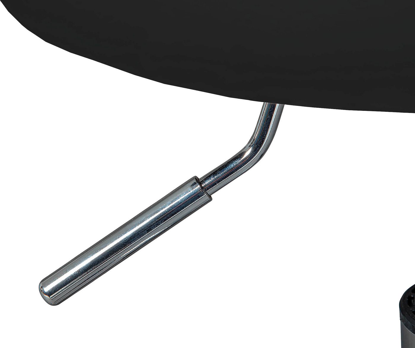 Inter Link Drehstuhl Asra Drehhocker auf Rollen, 360° PU Sitz, Arbeitshocker, Praxishocker mit Metall Fußkreuz, BxTxH: 34 x 34 x 52 cm – Bild 3 von 5