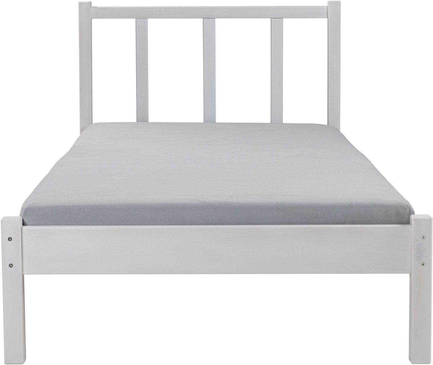 Inter Link Massivholzbett Fredy, Einzelbett, Gästebett, Jugendbett, Kiefer Massiv, ohne Lattenrost, 90 x 200 cm – Bild 3 von 5