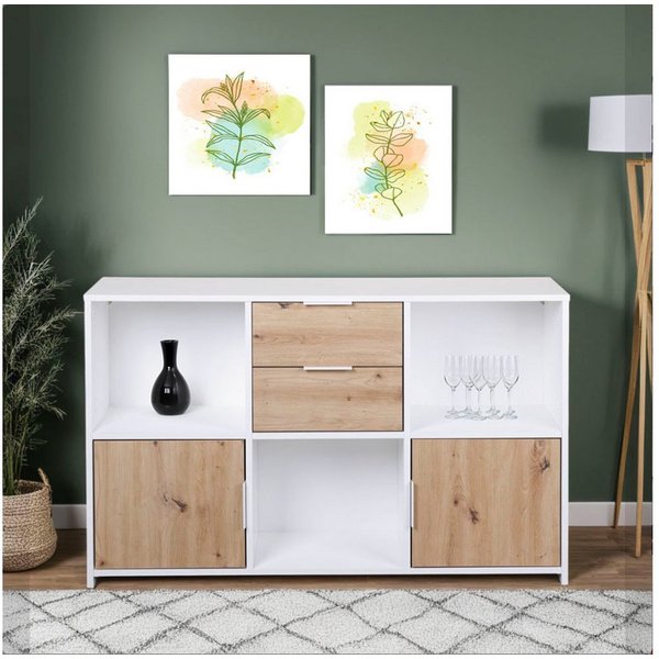 Inter Link Sideboard Pepeto (1 St), Modular, individuelle Gestaltung, BxTxH: ca. 120 x 30 x 77 cm