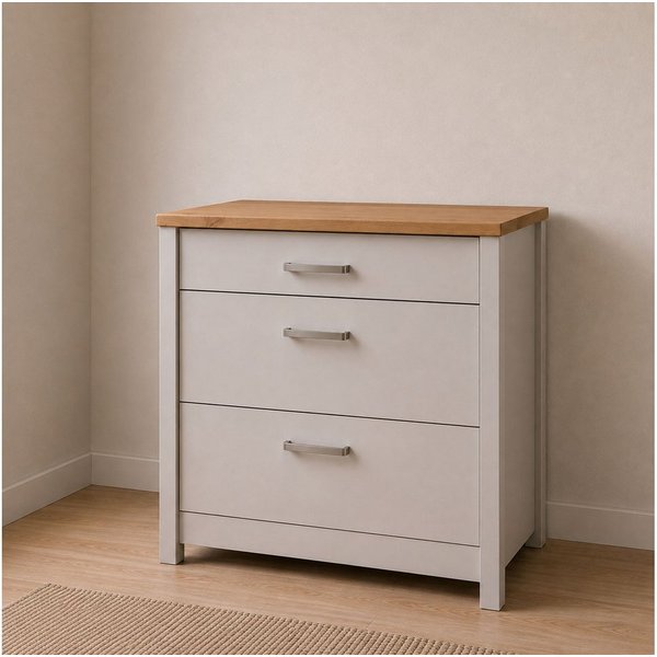Inter Link Unterschrank Pienza, Küchenschrank, Kochfeldschrank, HPL-Arbeitsplatte, Hitzeschutz (1-St) Für 60/90-cm Kochfeld, Soft-Close, Füße höhenverstellbar, 
