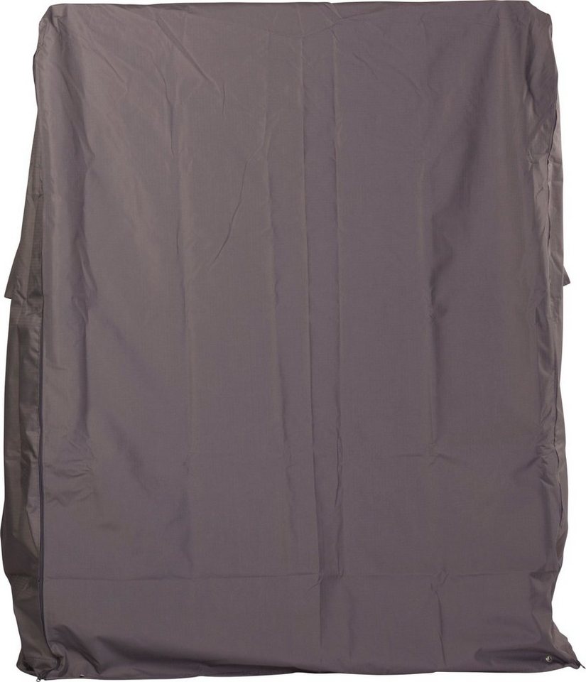 intergrill Strandkorb Webavita Abdeckhaube Strandkorb Anthrazit Größe M, BxTxH: 120x90x155 cm, Schutzhülle – Bild 3 von 4