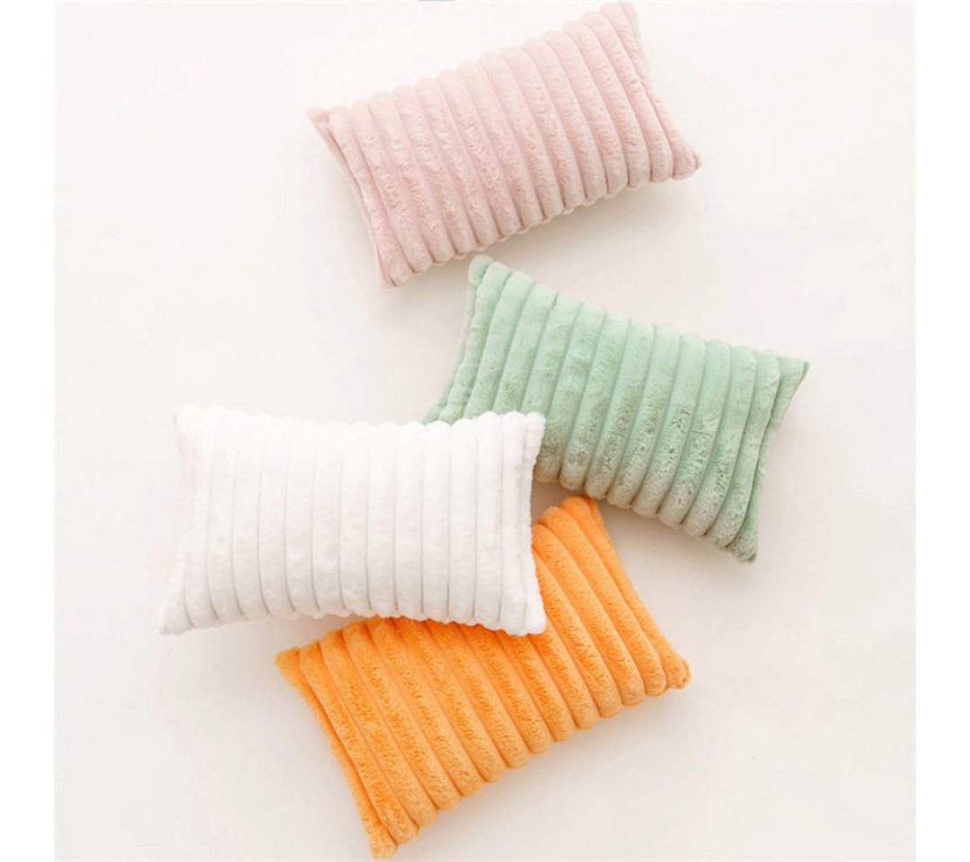 Interior by Hakito Sofakissen 2er Set Kissenbezug inklusive Füllkissen Kissen Füllung Fluf, (Spar-Set, 2 St., Dekokissen mit Füllkissen (nach gewählter Größe),  – Bild 4 von 5