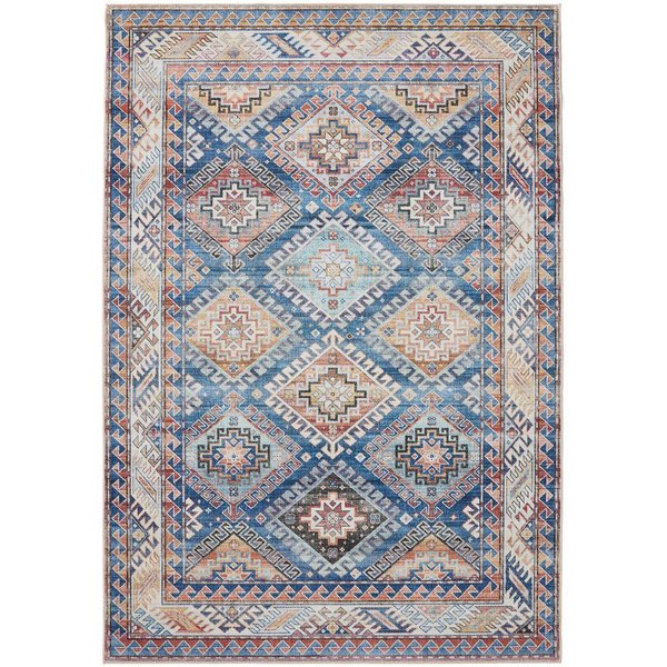 Interiyou Teppich Gent, Rechteckig, Höhe: 5 mm, Vintage Kurzflor für Wohnzimmer, Schlafzimmer, waschbar, pflegeleicht