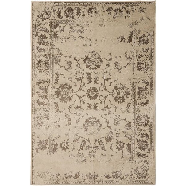 Interiyou Teppich Suzuka, Rechteckig, Höhe: 6 mm, Teppich Kurzflor, Vintage, Orientalisch, Wohn- und Schlafzimmer