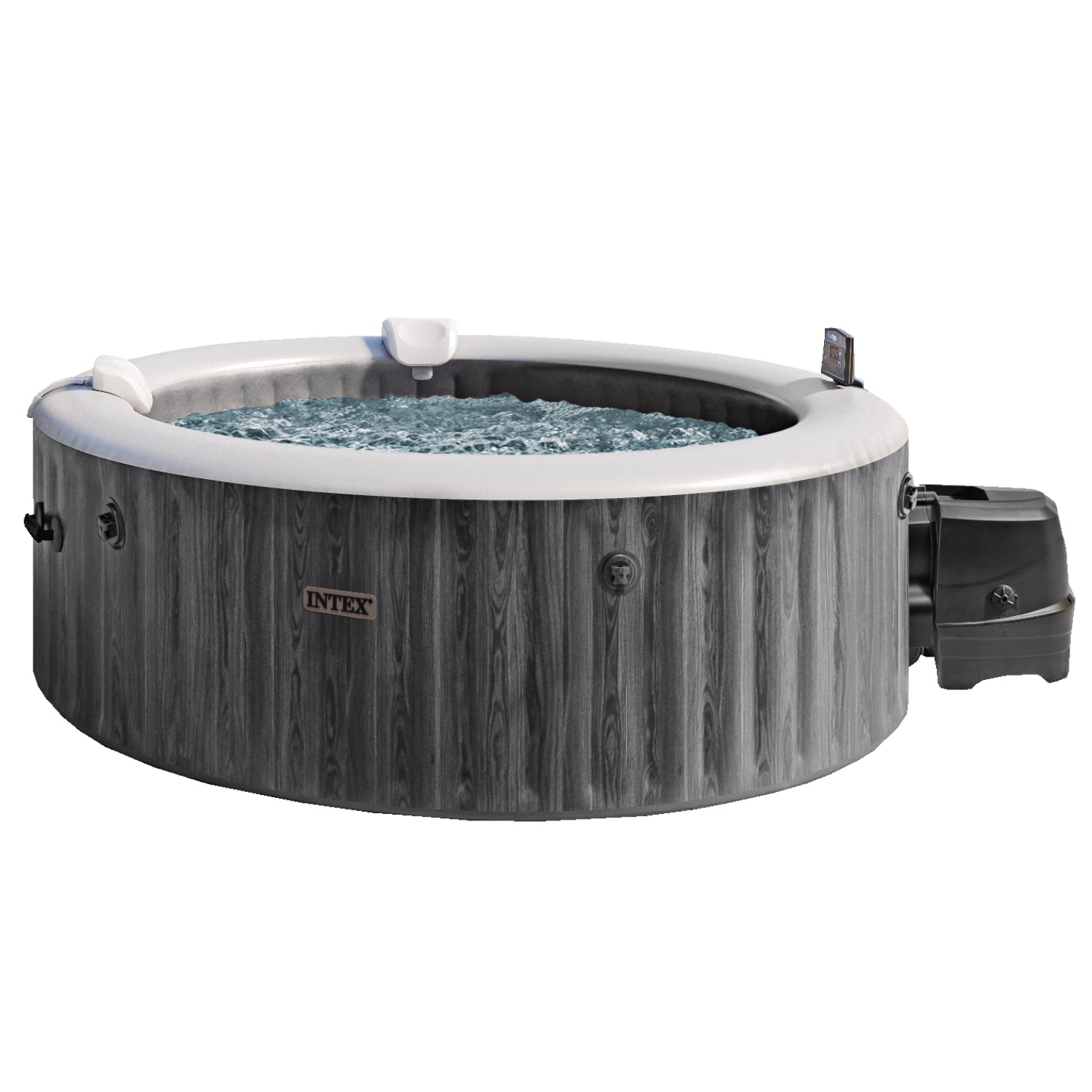 Intex 28442 Whirlpool Pure SPA Bubble Massage GreyWood 216x71 cm aufblasbar