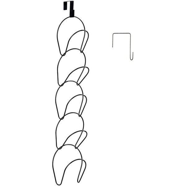Intirilife Hängeaufbewahrung (1 St), Hut Kleider Ständer Cap Halter 5 Ringe zum Aufhängen 16.9x14.5x78cm