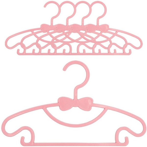 Intirilife Kleiderbügel, (Set, 5-tlg), 5x Kinderkleiderbügel für Kleidung von Babys Kleinkinder