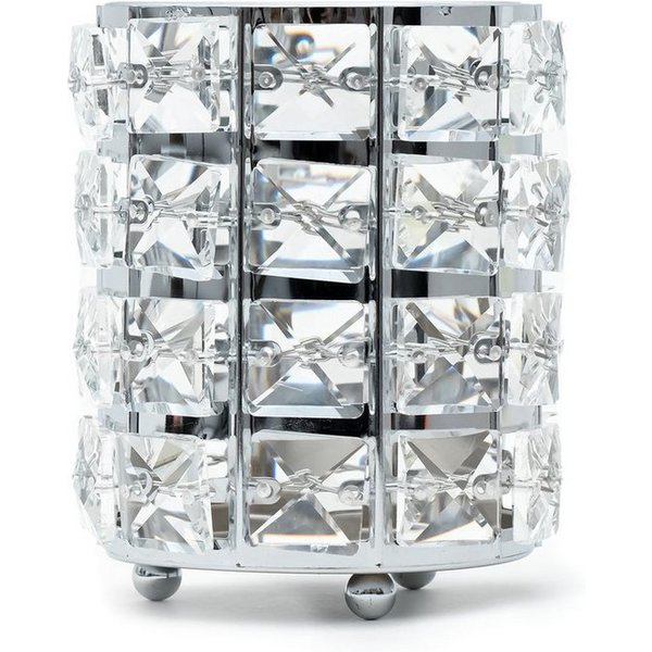 Intirilife Make-Up Organizer, 1-tlg., Pinselhalter für Make Up Pinsel Organizer aus Eisen und Glas