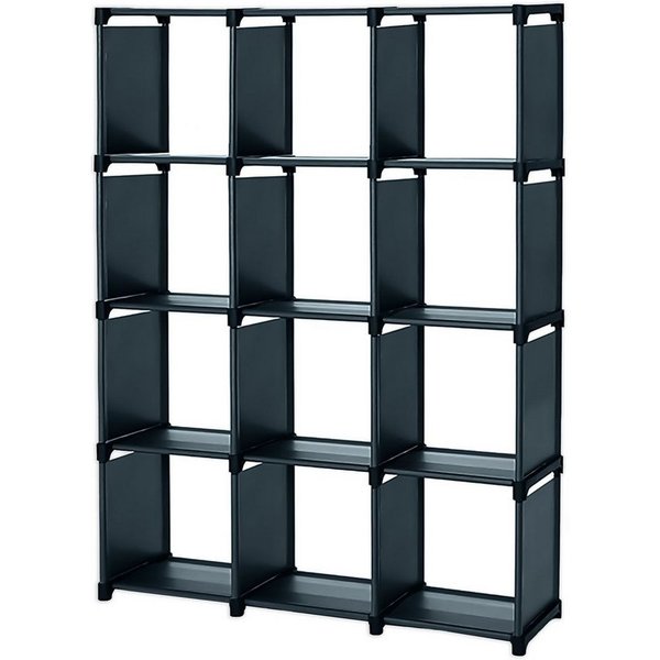 Intirilife Steckregal, 1-tlg., Modulares Regal Bücherregal Steckregal Aufbewahrungsregal Regalsystem