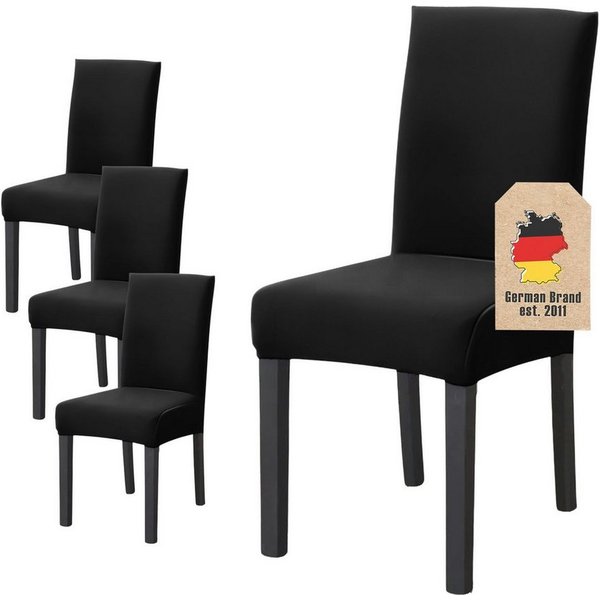Intirilife Stuhlhusse, Stuhlbezug 38 - 45 cm Sitzfläche und 45 - 65 cm Lehnenhöhe