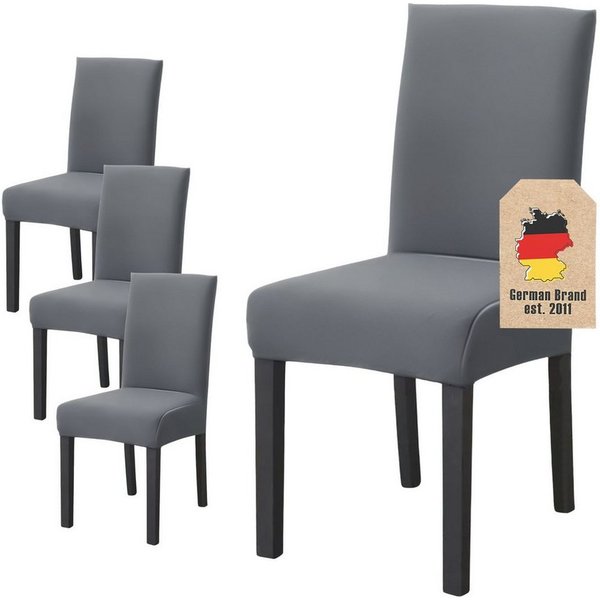 Intirilife Stuhlhusse, Stuhlbezug 38 - 45 cm Sitzfläche und 45 - 65 cm Lehnenhöhe