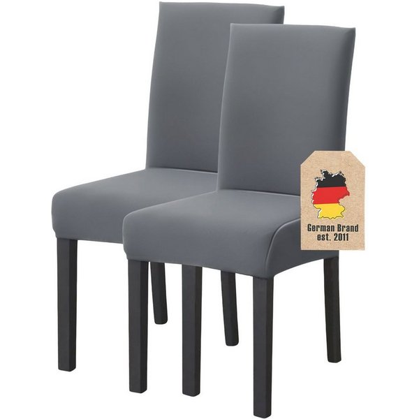 Intirilife Stuhlhusse, Stuhlbezug 38 - 45 cm Sitzfläche und 45 - 65 cm Lehnenhöhe
