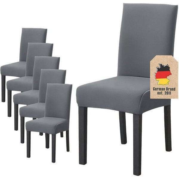 Intirilife Stuhlhusse, Stuhlbezug 38 - 45 cm Sitzfläche und 45 - 65 cm Lehnenhöhe