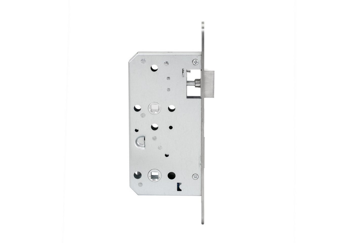INTRA-TEC Einsteckschloss WC-Türschloss, Dornmaß 55 mm, 1-tlg., Entfernung 78 mm, Stulp 18 × 235 mm, DIN L/R – Bild 2 von 4