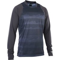 ION Herren T-Shirt M BIKE TEE JERSEY SCRUB LS, Größe L in Schwarz