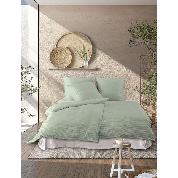 Irisette Bettwäsche Tokio 8607, Mako-Satin, 2 teilig, seidiger Glanz, besonders weich und hautschmeichelnd