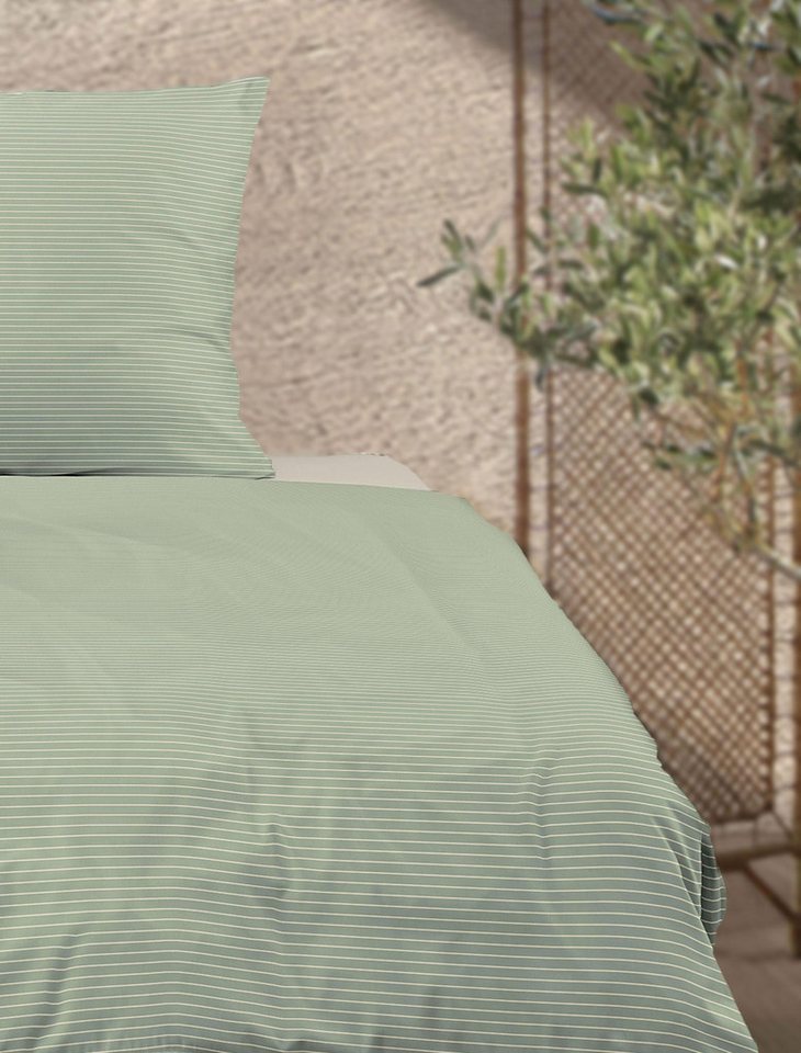Irisette Bettwäsche Tokio 8607, Mako-Satin, 2 teilig, seidiger Glanz, besonders weich und hautschmeichelnd – Bild 3 von 4