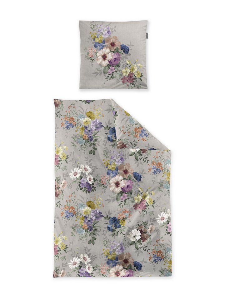 Irisette Bettwäsche Wave 8633, Mako-Satin, 2 teilig, anschmiegsam und atmungsaktiv, Ganzjahresqualität – Bild 2 von 5
