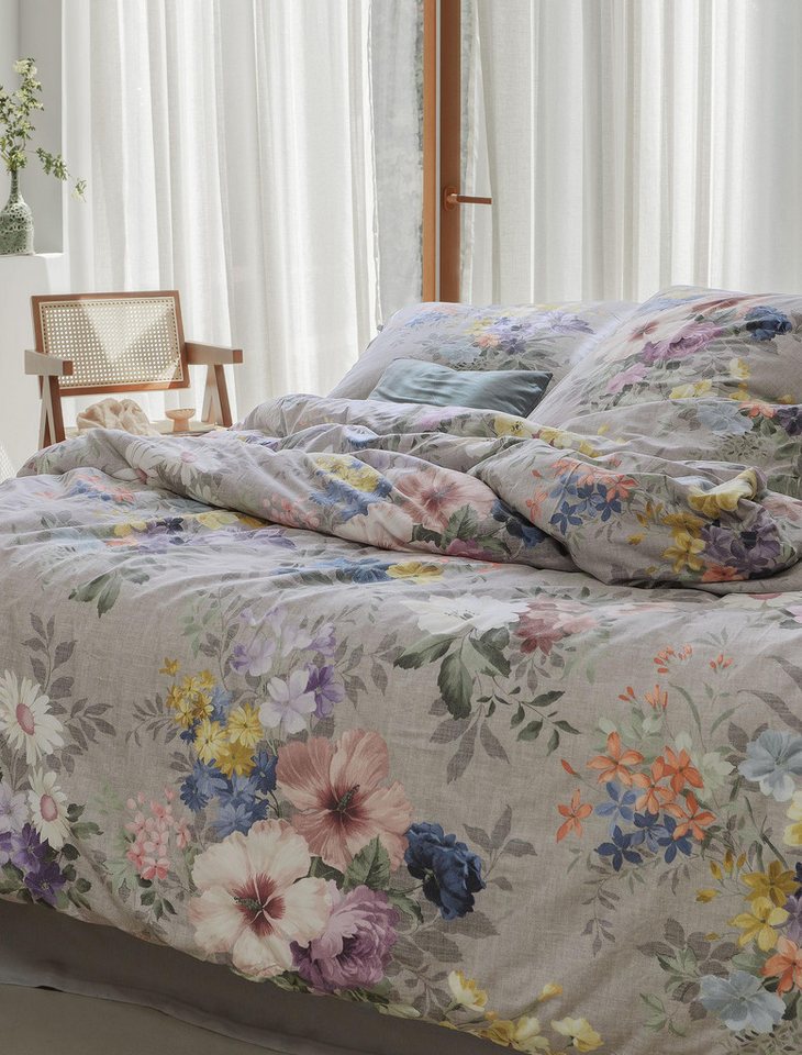 Irisette Bettwäsche Wave 8633, Mako-Satin, 2 teilig, anschmiegsam und atmungsaktiv, Ganzjahresqualität – Bild 4 von 5