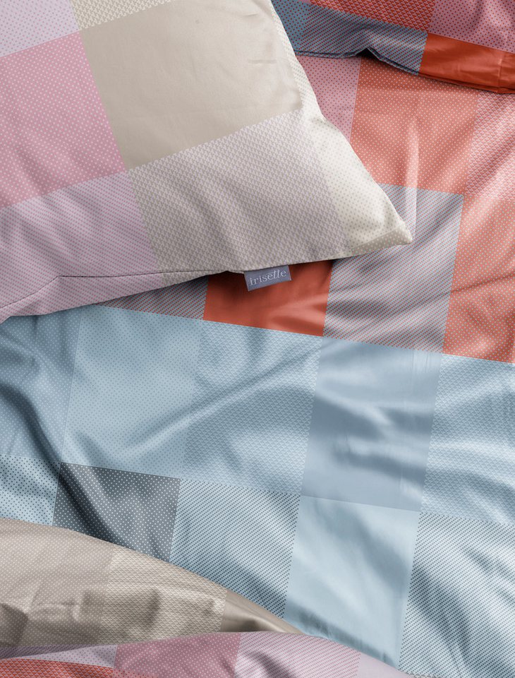 Irisette Bettwäsche Wave 8695, Mako-Satin, 2 teilig, anschmiegsam und atmungsaktiv, Ganzjahresqualität – Bild 3 von 4