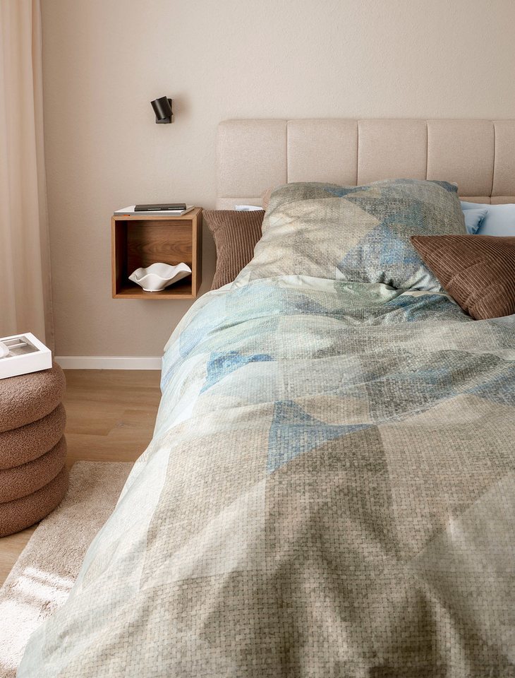 Irisette Bettwäsche Wave 8716, Mako-Satin, 2 teilig, Mako-Satin, anschmiegsam und atmungsaktiv, Ganzjahresqualität – Bild 4 von 5