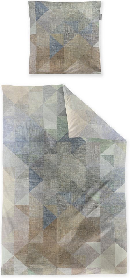Irisette Bettwäsche Wave 8716, Mako-Satin, 2 teilig, Mako-Satin, anschmiegsam und atmungsaktiv, Ganzjahresqualität – Bild 2 von 5