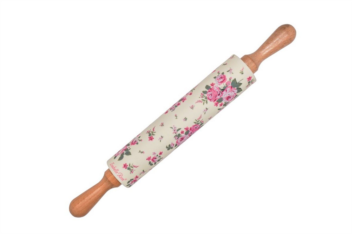 Isabelle Rose Teigroller Bella Holz, Silikon, (Blumenmuster, 1-tlg., Nudelholz), Gesamtlänge ca. 43 cm, Rolle ca. 24,5 cm – Bild 2 von 5