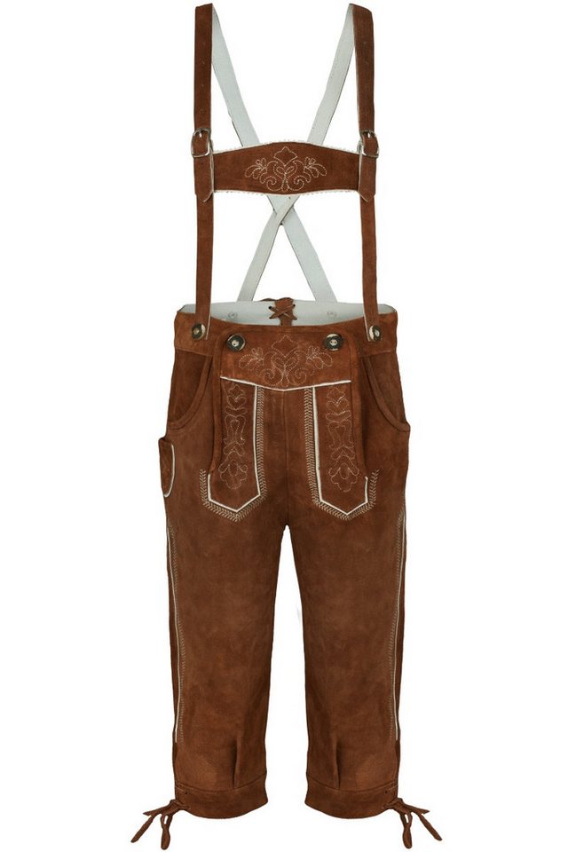 Isar-Trachten Lederhose Lederhose Kinder - LEVIN - kamel – Bild 2 von 2